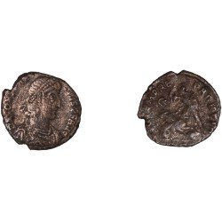 Moneda Imperio Romano Maiorina Constancio II 353-356 d.C. Moneda Imperio Romano Maiorina Constancio II 353-356 d.C.
