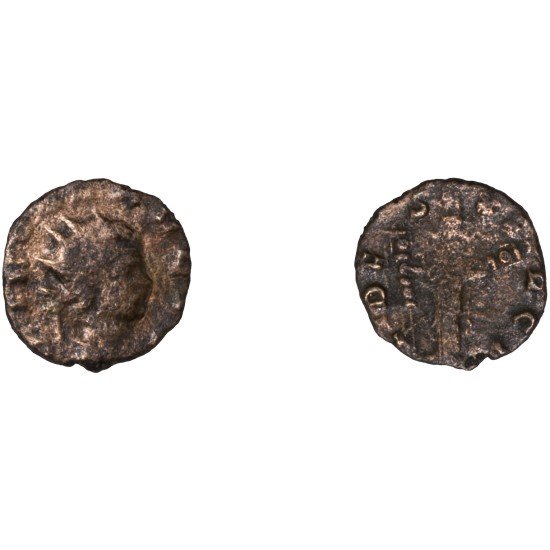 Moneda Imperio Romano Antoniniano Divo Claudio II después de 270 d.C. Moneda Imperio Romano Antoniniano Divo Claudio II después de 270 d.C.