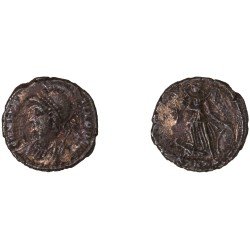 Moneda Imperio Romano Centenional Constantino I 333-336 d.C.