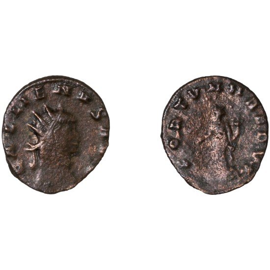 Moneda Imperio Romano Antoniniano Galieno 262-263 d.C. Moneda Imperio Romano Antoniniano Galieno 262-263 d.C.
