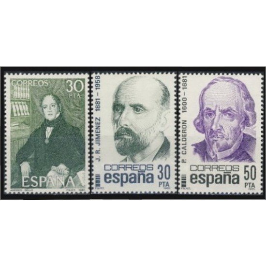 España Spain 2646/48 1982 Centenarios MNH España Spain 2646/48 1982 Centenarios MNH