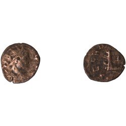 Moneda Imperio Romano Antoniniano Divo Claudio II después de 270 d.C. Moneda Imperio Romano Antoniniano Divo Claudio II después de 270 d.C.