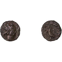 Moneda Imperio Romano Antoniniano Divo Claudio II después de 270 d.C. Moneda Imperio Romano Antoniniano Divo Claudio II después de 270 d.C.