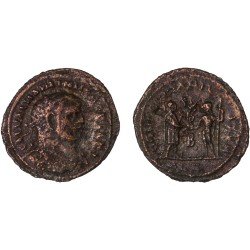 Moneda Imperio Romano Radiado post reforma Galerio 296-297 d.C. Moneda Imperio Romano Radiado post reforma Galerio 296-297 d.C.