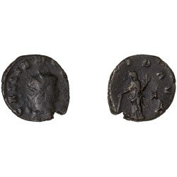 Moneda Imperio Romano Antoniniano Galieno 265-267 d.C. Moneda Imperio Romano Antoniniano Galieno 265-267 d.C.