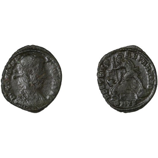 Moneda Imperio Romano Maiorina Constancio II 353-356 d.C.