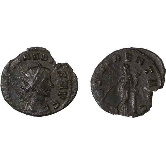 Moneda Imperio Romano Antoniniano Claudio II 268-269 d.C. Moneda Imperio Romano Antoniniano Claudio II 268-269 d.C.