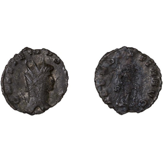 Moneda Imperio Romano Antoniniano Galieno 265-267 d.C. Moneda Imperio Romano Antoniniano Galieno 265-267 d.C.