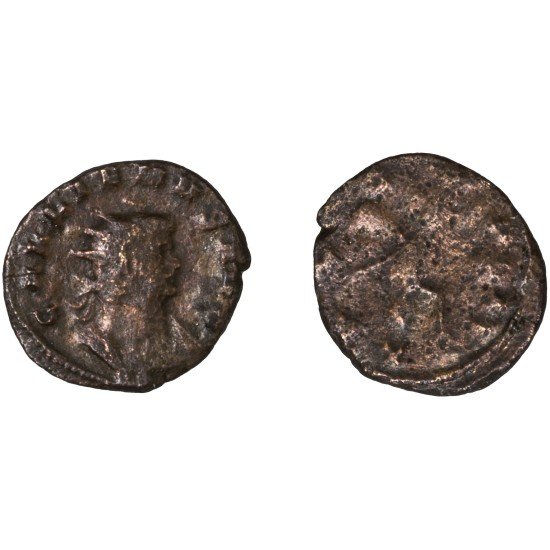 Moneda Imperio Romano Antoniniano Galieno d.C. Moneda Imperio Romano Antoniniano Galieno d.C.