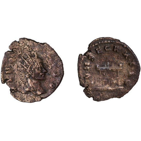 Moneda Imperio Romano Antoniniano Divo Claudio II 270 d.C. Moneda Imperio Romano Antoniniano Divo Claudio II 270 d.C.
