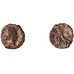 Moneda Imperio Romano Antoniniano Divo Claudio II después de 270 d.C. Moneda Imperio Romano Antoniniano Divo Claudio II después de 270 d.C.