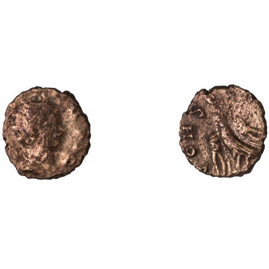 Moneda Imperio Romano Antoniniano Divo Claudio II después de 270 d.C.
