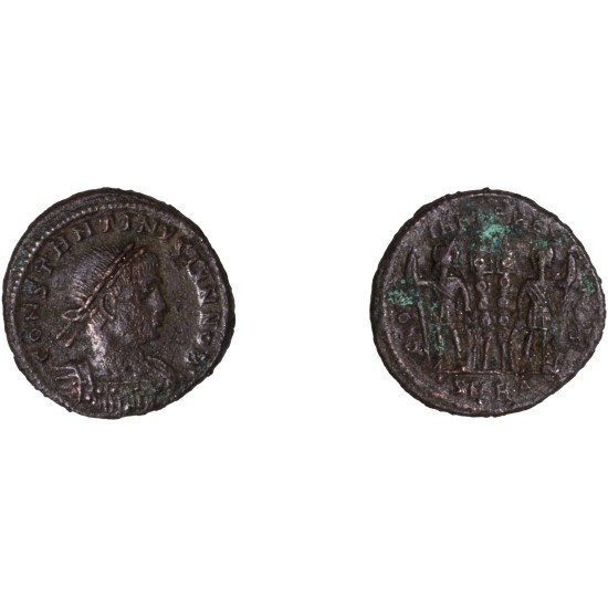 Moneda Imperio Romano Centenional Constantino II 330-333 d.C. Moneda Imperio Romano Centenional Constantino II 330-333 d.C.
