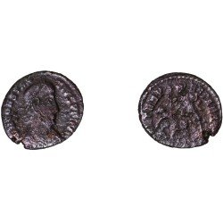 Moneda Imperio Romano Maiorina Constancio II 353-356 d.C. Moneda Imperio Romano Maiorina Constancio II 353-356 d.C.