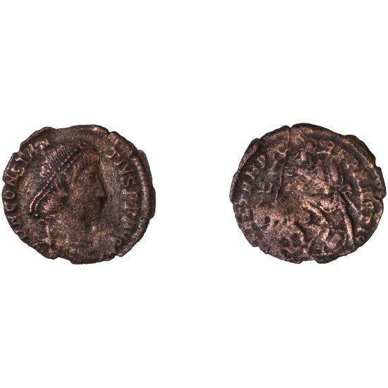 Moneda Imperio Romano Maiorina Constancio II 356-358 d.C.