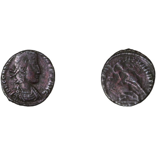Moneda Imperio Romano Maiorina Constancio II 353-356 d.C. Moneda Imperio Romano Maiorina Constancio II 353-356 d.C.