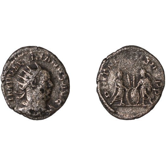 Moneda Imperio Romano Antoniniano Valeriano I 257 d.C. Moneda Imperio Romano Antoniniano Valeriano I 257 d.C.