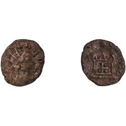Moneda Imperio Romano Antoniniano Divo Claudio II después de 270 d.C. Moneda Imperio Romano Antoniniano Divo Claudio II después de 270 d.C.
