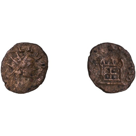 Moneda Imperio Romano Antoniniano Divo Claudio II después de 270 d.C. Moneda Imperio Romano Antoniniano Divo Claudio II después de 270 d.C.