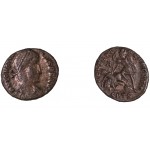 Moneda Imperio Romano Maiorina Constancio II 353-356 d.C.