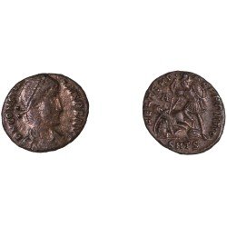 Moneda Imperio Romano Maiorina Constancio II 353-356 d.C. Moneda Imperio Romano Maiorina Constancio II 353-356 d.C.