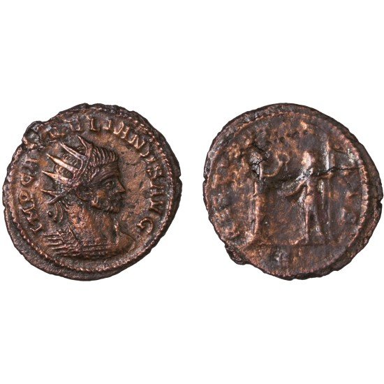 Moneda Imperio Romano Antoniniano Aureliano 272-273 d.C. Moneda Imperio Romano Antoniniano Aureliano 272-273 d.C.