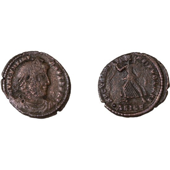 Moneda Imperio Romano Centenional Valentiniano I 365-367 d.C.