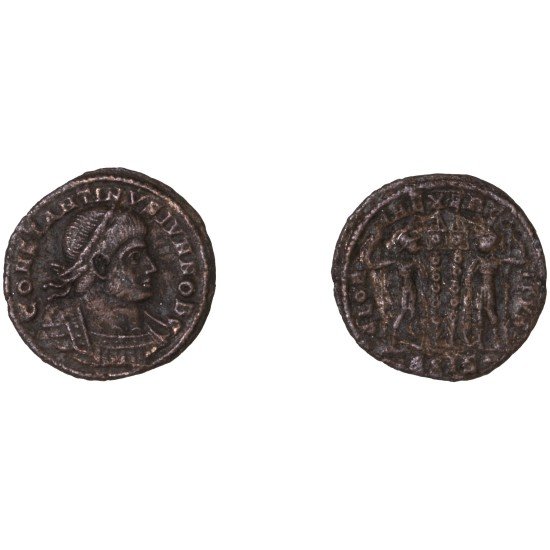 Moneda Imperio Romano Centenional Constantino II 334-335 d.C. Moneda Imperio Romano Centenional Constantino II 334-335 d.C.