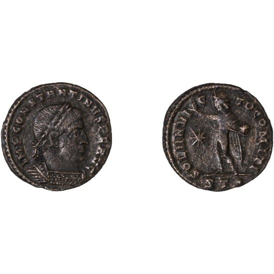 Moneda Imperio Romano Follis Constantino I 314-315 d.C. Moneda Imperio Romano Follis Constantino I 314-315 d.C.