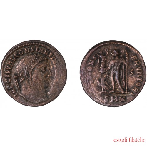 Moneda Imperio Romano Follis Constantino I 313-315 d.C.
