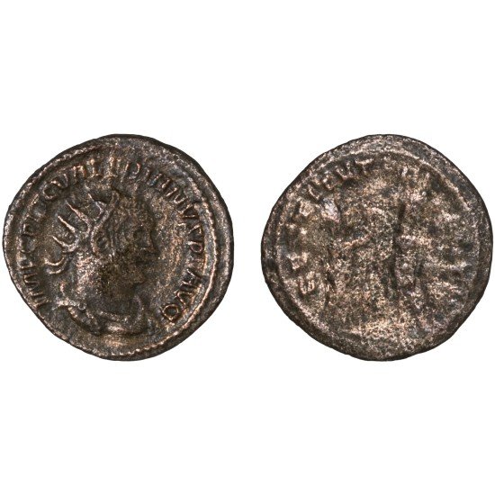 Moneda Imperio Romano Antoniniano Valeriano I 256-260 d.C.