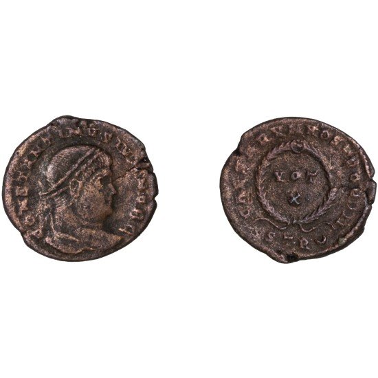 Moneda Imperio Romano Centenional Constantino II 323-324 d.C. Moneda Imperio Romano Centenional Constantino II 323-324 d.C.
