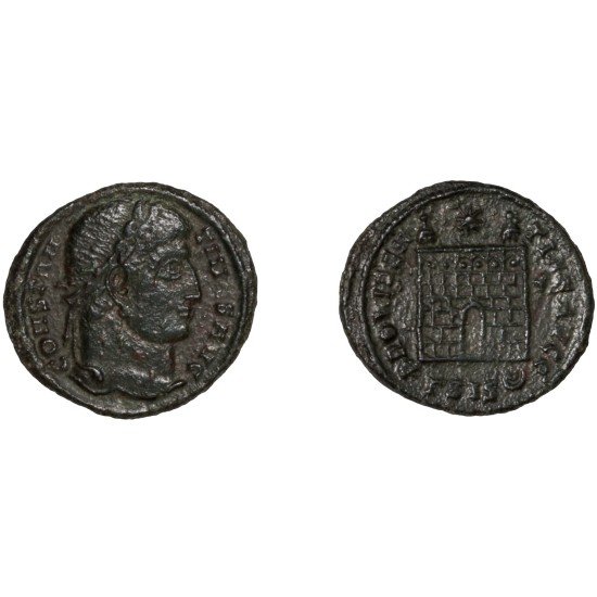 Moneda Imperio Romano Centenional Constantino I 328-329 d.C. Moneda Imperio Romano Centenional Constantino I 328-329 d.C.