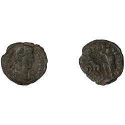 Moneda Imperio Romano Maiorina Constancio II 356-358 d.C. Moneda Imperio Romano Maiorina Constancio II 356-358 d.C.