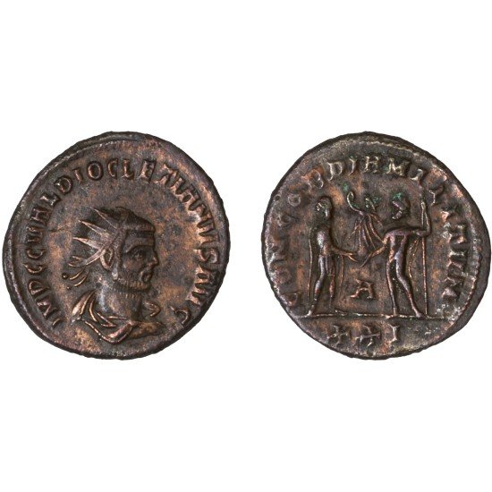 Moneda Imperio Romano Antoniniano Diocleciano 293-294 d.C. Moneda Imperio Romano Antoniniano Diocleciano 293-294 d.C.
