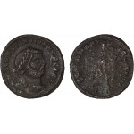 Moneda Imperio Romano Follis Constancio I 296-298 d.C.
