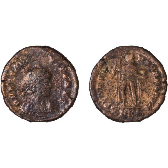 Moneda Imperio Romano Decargiro Arcadio 393-395 d.C.