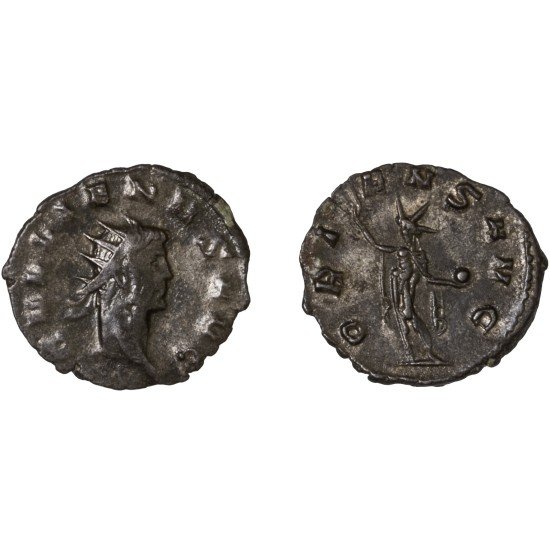 Moneda Imperio Romano Antoniniano Galieno 264-265 d.C.