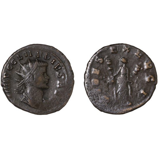 Moneda Imperio Romano Antoniniano Claudio II 268-269 d.C. Moneda Imperio Romano Antoniniano Claudio II 268-269 d.C.