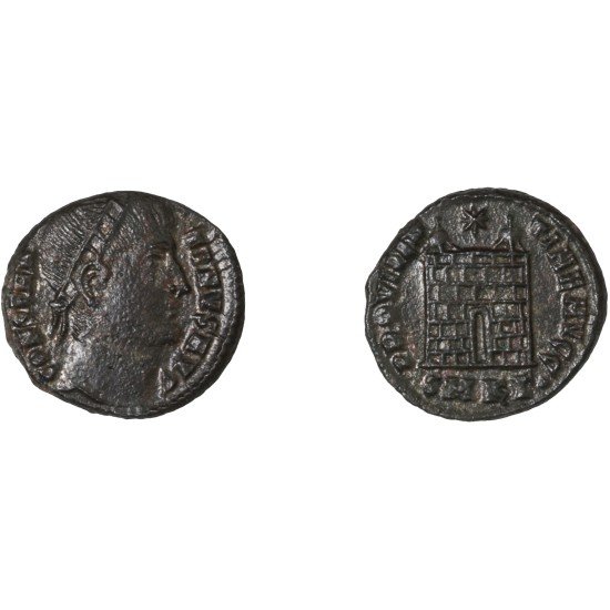 Moneda Imperio Romano Centenional Constantino I 328-329 d.C. Moneda Imperio Romano Centenional Constantino I 328-329 d.C.