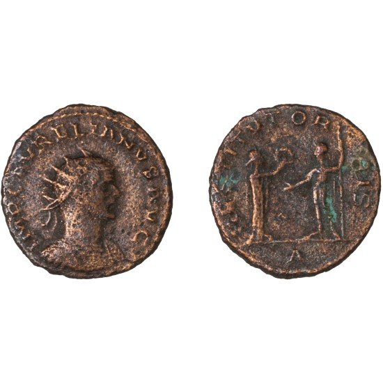 Moneda Imperio Romano Antoniniano Aureliano 272-273 d.C. Moneda Imperio Romano Antoniniano Aureliano 272-273 d.C.