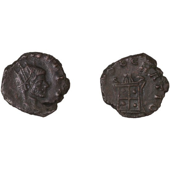 Moneda Imperio Romano Antoniniano Divo Claudio II 270 d.C. Moneda Imperio Romano Antoniniano Divo Claudio II 270 d.C.