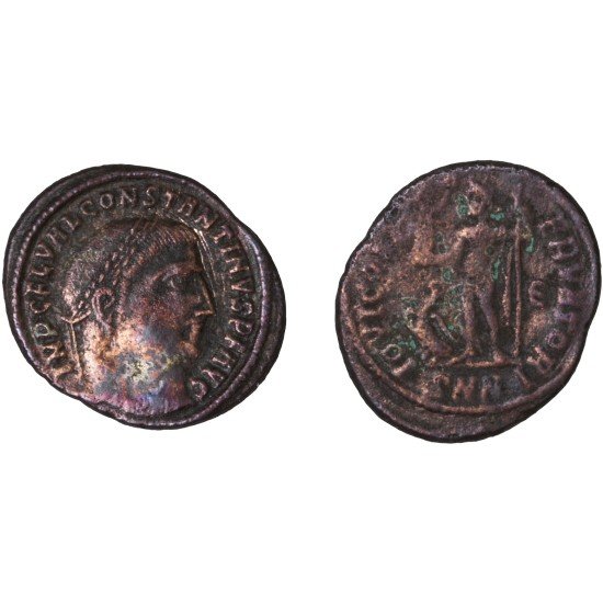 Moneda Imperio Romano Follis Constantino I 313-317 d.C. Moneda Imperio Romano Follis Constantino I 313-317 d.C.
