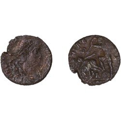 Moneda Imperio Romano Maiorina Constancio II 352-353 d.C. Moneda Imperio Romano Maiorina Constancio II 352-353 d.C.