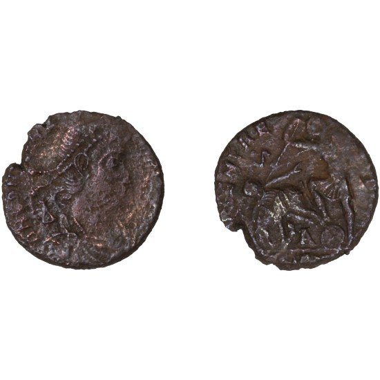 Moneda Imperio Romano Maiorina Constancio II 352-353 d.C. Moneda Imperio Romano Maiorina Constancio II 352-353 d.C.