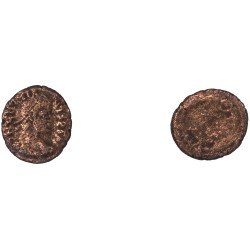 Moneda Imperio Romano ¼ de maiorina Graciano 383 d.C.