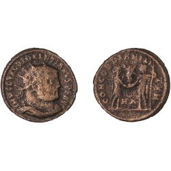 Moneda Imperio Romano Radiado post reforma Diocleciano 295-299 d.C.