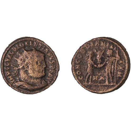 Moneda Imperio Romano Radiado post reforma Diocleciano 295-299 d.C. Moneda Imperio Romano Radiado post reforma Diocleciano 295-299 d.C.