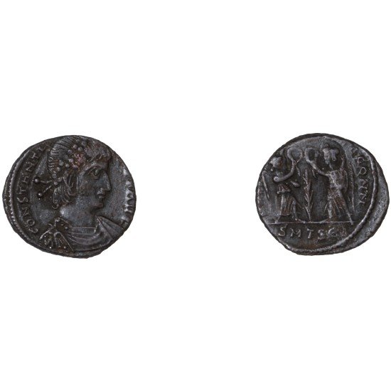 Moneda Imperio Romano Centenional Constancio II 346-348 d.C.
