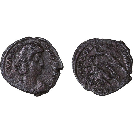 Moneda Imperio Romano Maiorina Constancio II 351-352 d.C.
